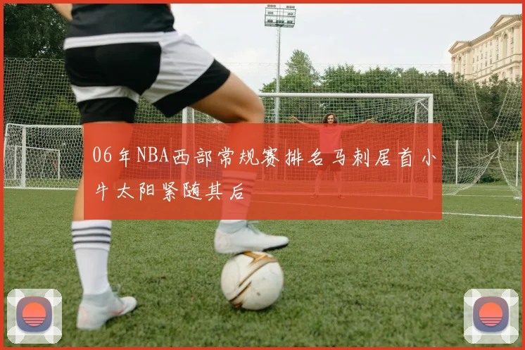 06年NBA西部常规赛排名马刺居首小牛太阳紧随其后